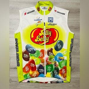 SMS Santini Jelly Belly Beans Bike Cycling Jersey Sleevless shirt Men Size XXL